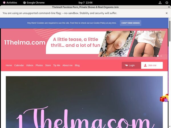 1thelma.com Sign Up