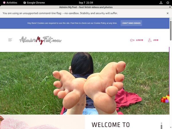 Admiremyfeet.com With JCB Card