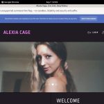 Alexia Cage Pussy