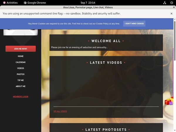 AnaLissa Ccbill Form