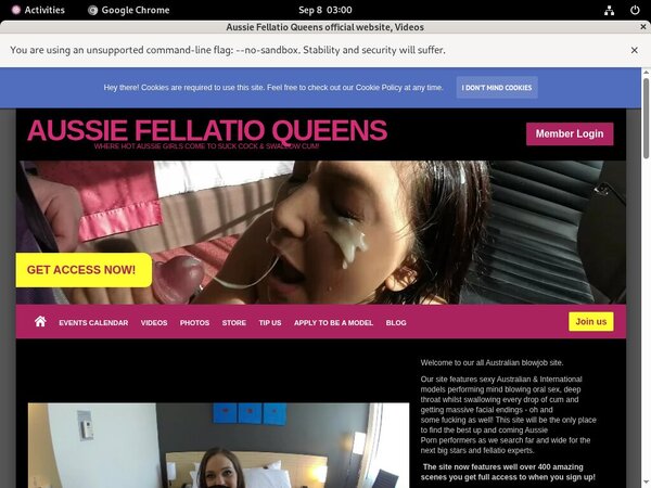 Aussie Fellatio Queens With Gift Card