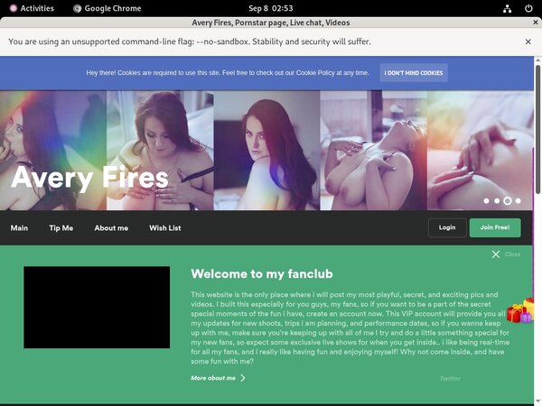 Avery Fires Account And Passwords