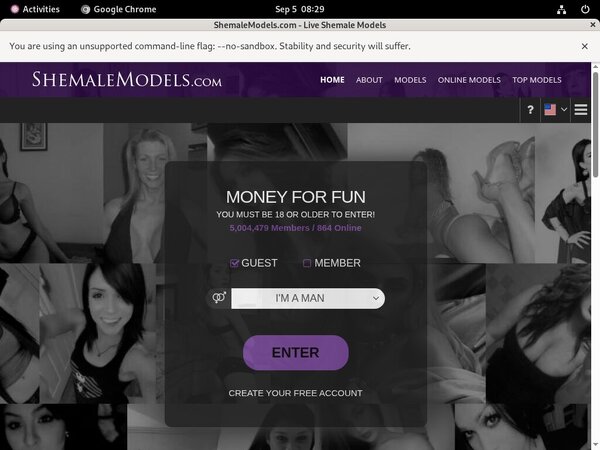 Become Shemalemodels Member