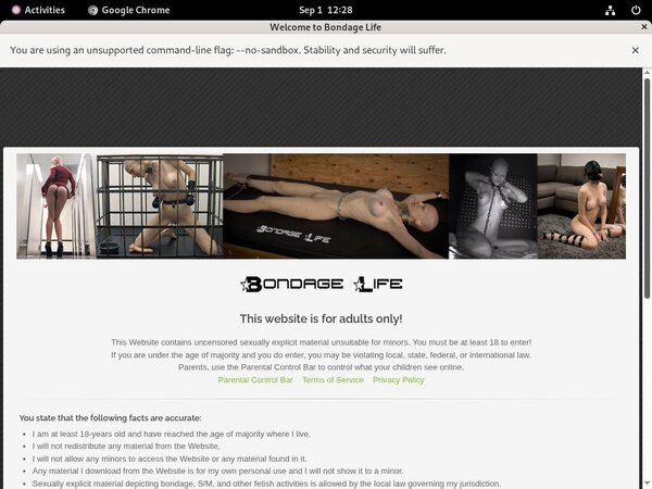 Bondagelife.com Paypal Trial