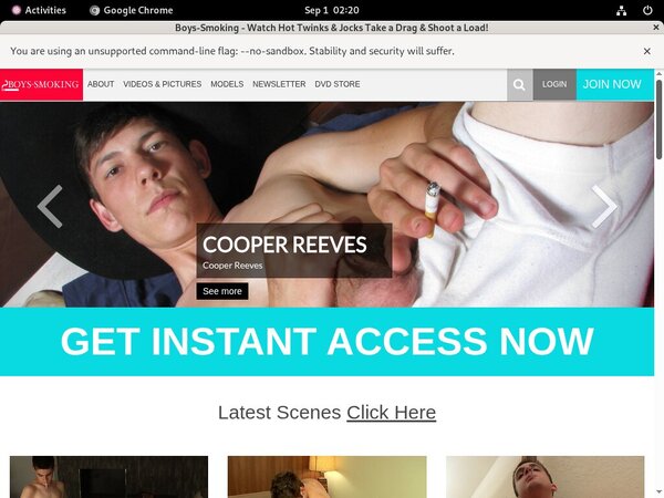 Boys-smoking.com Membership Plan