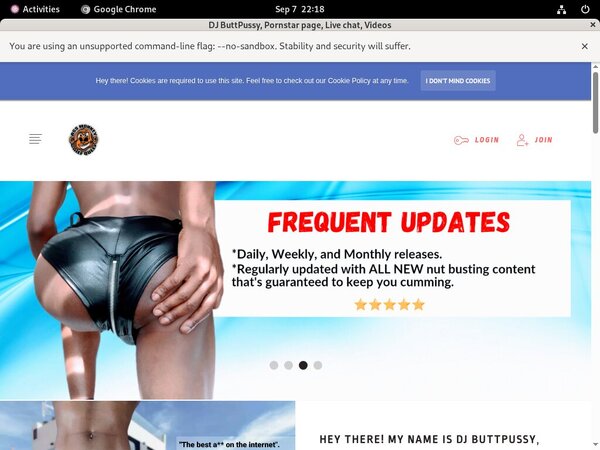 ButtPussy DJ Trial Membership ButtPussy DJ Trial Membership