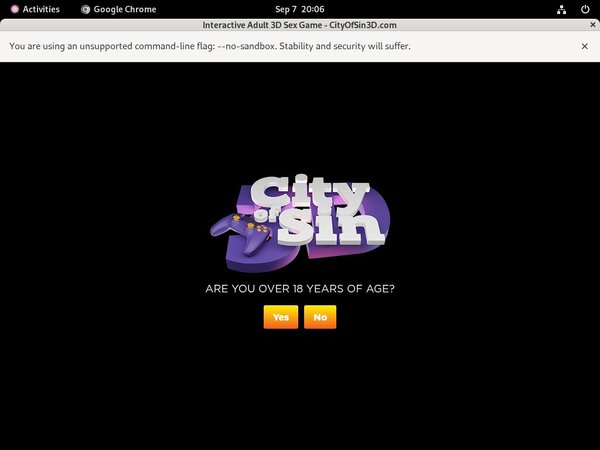 Cityofsin3d.com Watch
