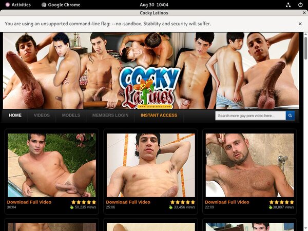 Cockylatinos.com Free Trial Signup