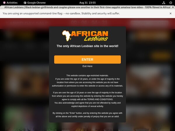 Create African Lesbians Account