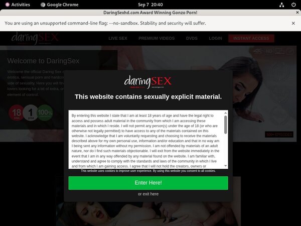 Daring Sex Updates