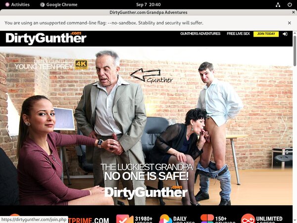 Discount Code Dirty Gunther
