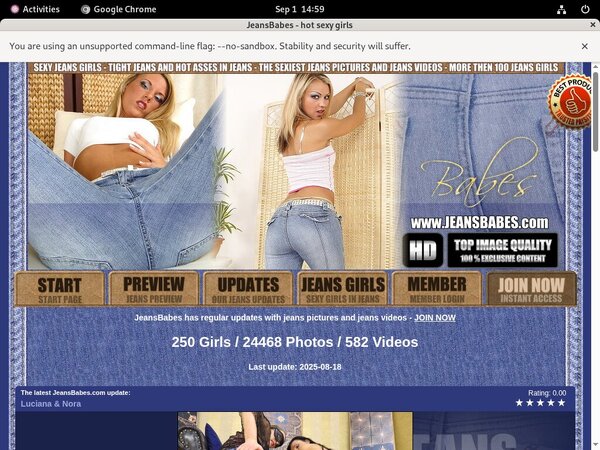 Discount Jeansbabes Sign Up