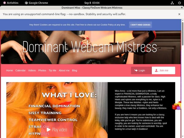 Dominant Miss - Classy FinDom Webcam Mistress Access Free