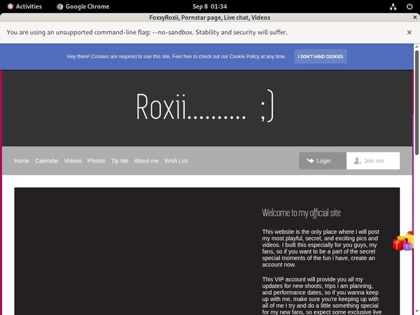 FoxxyRoxii Epoch Payment