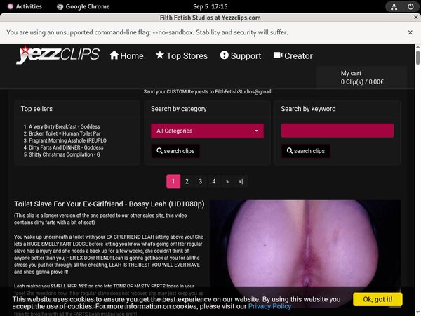 Free Filth Fetish Studios Video