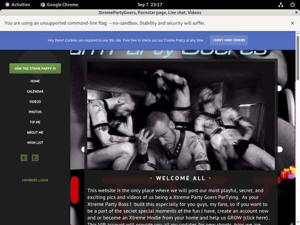 Free Logins XtremePartyGoers
