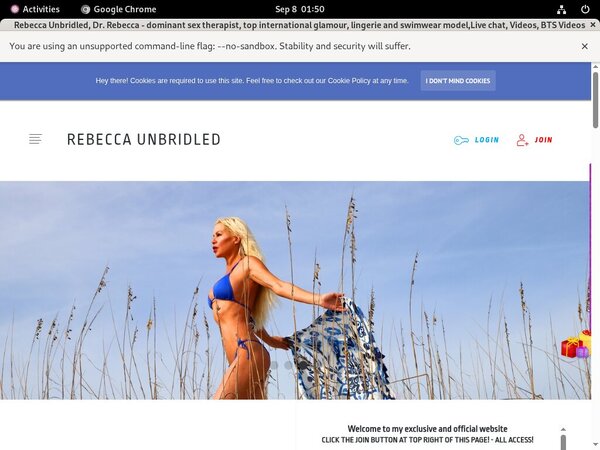 Free Rebeccaunbridled.com Password