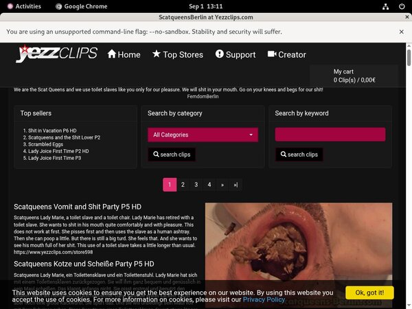 Free Scat Queens Berlin Member