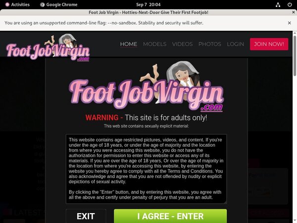 Get Free Foot Job Virgin Logins