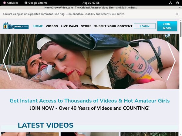 Homegrown Video Rabatt