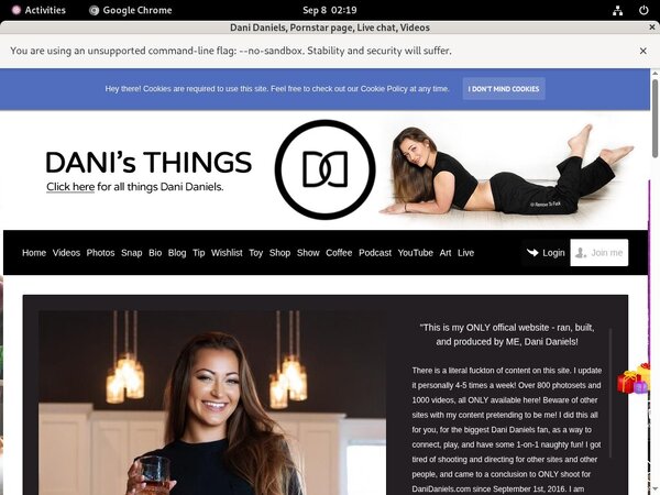Join Daniels Dani Free
