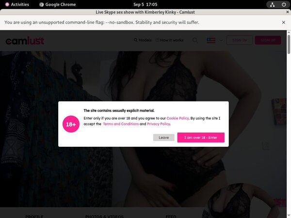 Kimberley Kinky Paypal Options