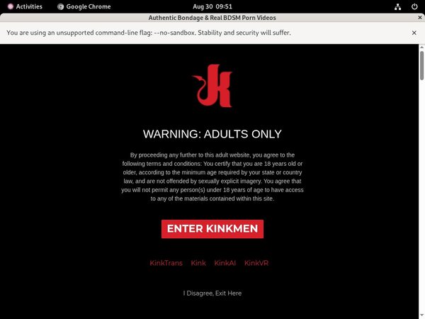 Kinkmen.com Member Login