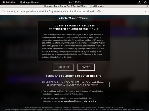 Lethal Hardcore Discount Site