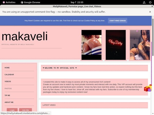 Mellymakaveli.modelcentro.com Mail Order