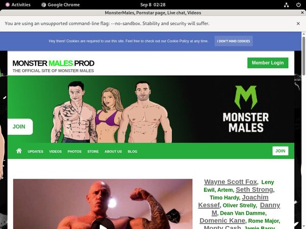 Monstermalesprod.com Vids