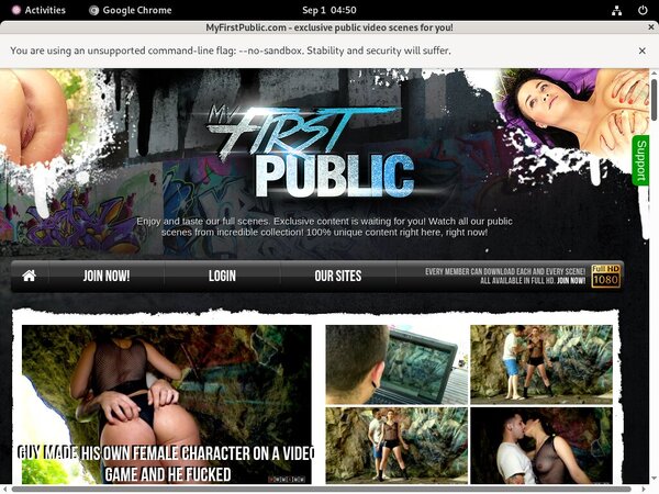 Myfirstpublic.com Porn Account