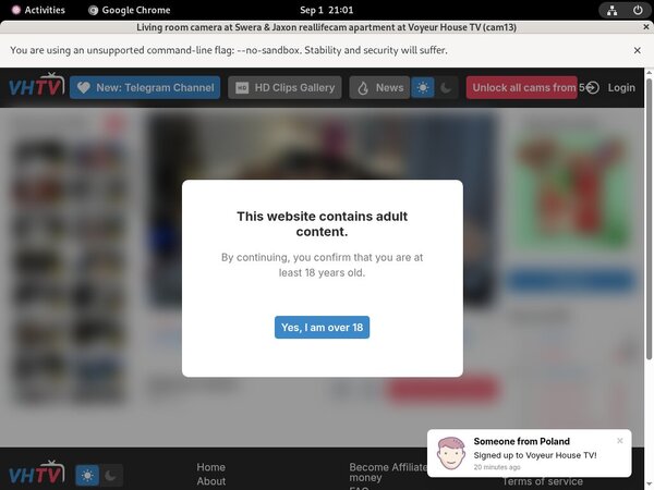 New Voyeur House TV Discount Promo