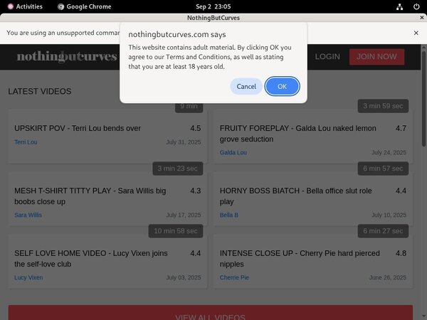Nothingbutcurves $1 Porn Trial