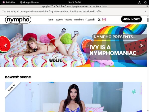 Nympho With Free Trial