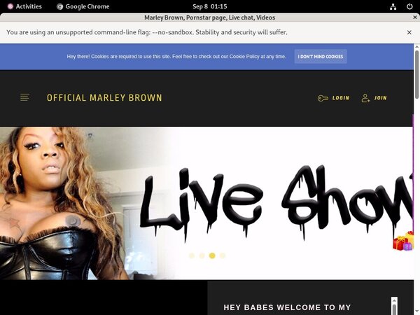 Officialmarleybrown.com Member Login