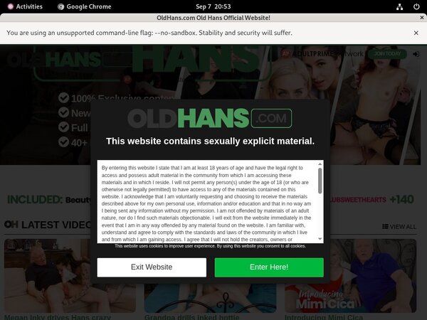 Old Hans Account Share Old Hans Account Share