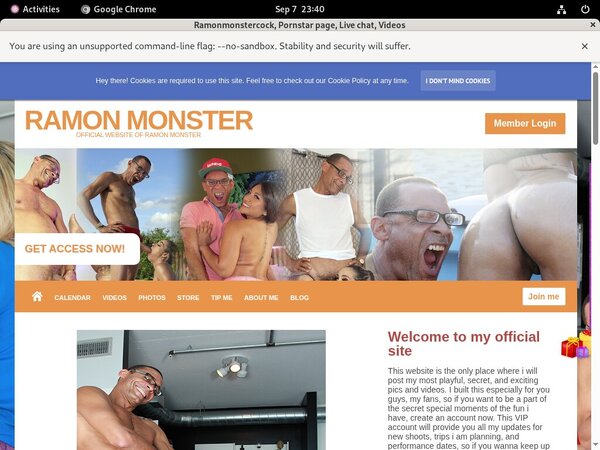 Ramonmonstercock Vendo Page