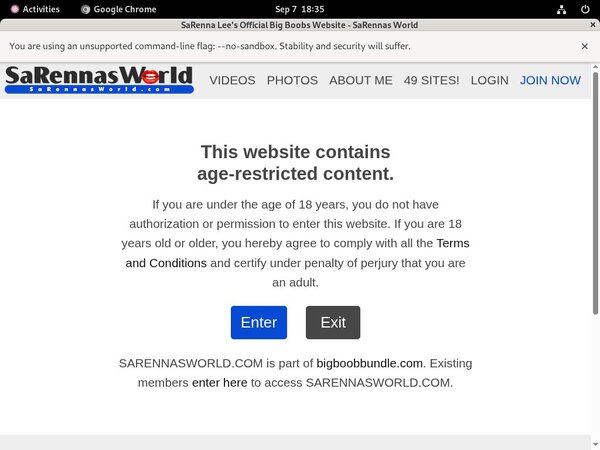 Sarennasworld With European Credit Card