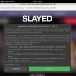 Slayed Create Account