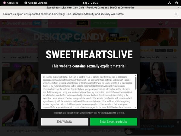 Sweetheartslive.com Premium Passwords Sweetheartslive.com Premium Passwords