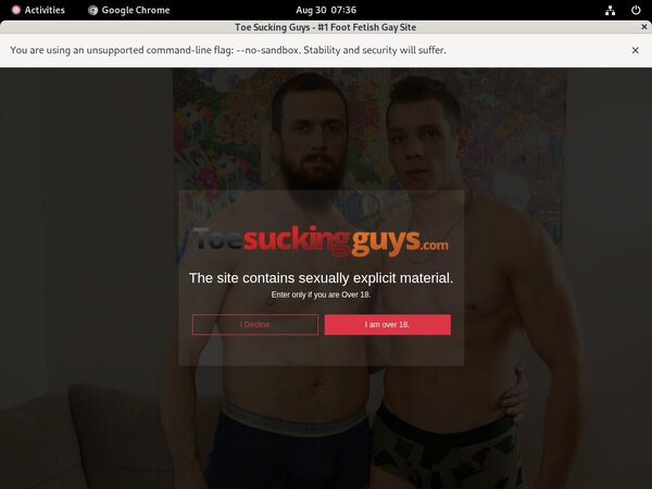 Toesuckingguys.com Discount 2018