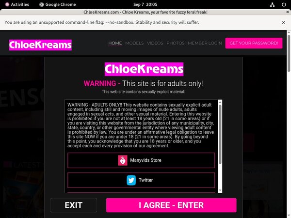 Trial Chloe Kreams Membership