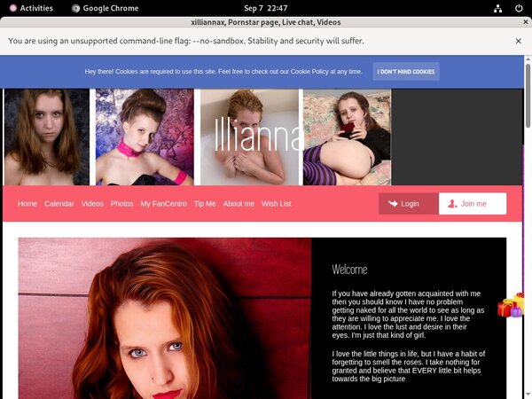 Trial Membership Illianna.modelcentro.com