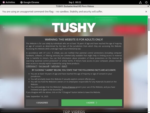 Tushy.com Discount Trial Link