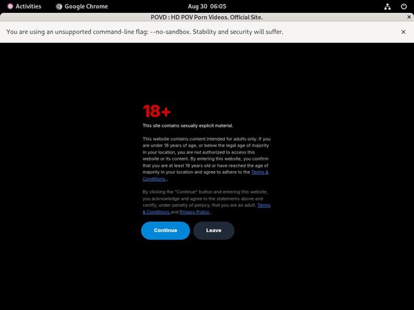 Username And Password For Povd