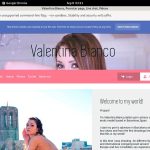 Valentina Bianco Account Information