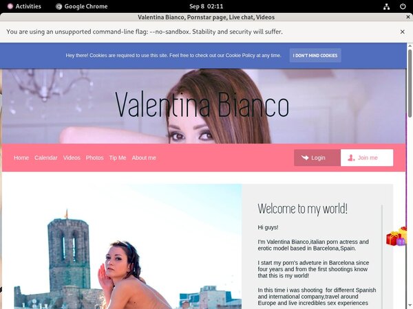 Valentina Bianco Account Information