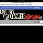 Video Audrey Hollander