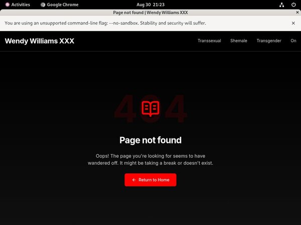 Wendywilliamsxxx.com Credit Card