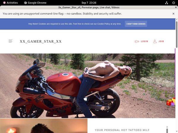 Xxgamerstarxx.modelcentro.com Account Membership